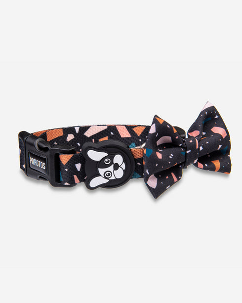 Collar con Moño Rocky Negro